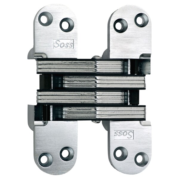 Soss Door Invisible Hinge, 1-3/4 in-2 in Door Thickness, US15 - 218US15