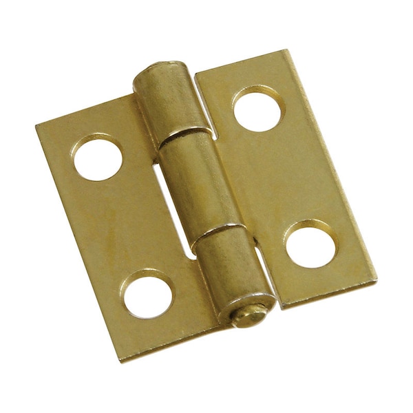 National Hardware National Hardware 1 in. L Brass-Plated Door Hinge 1 pk - N145-946