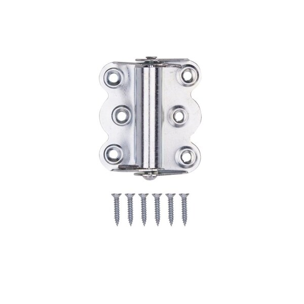 Prosource Spring Hinge, Steel, Zinc, 180 deg Range of Motion, Screw Mounting - 20333ZCB-PS
