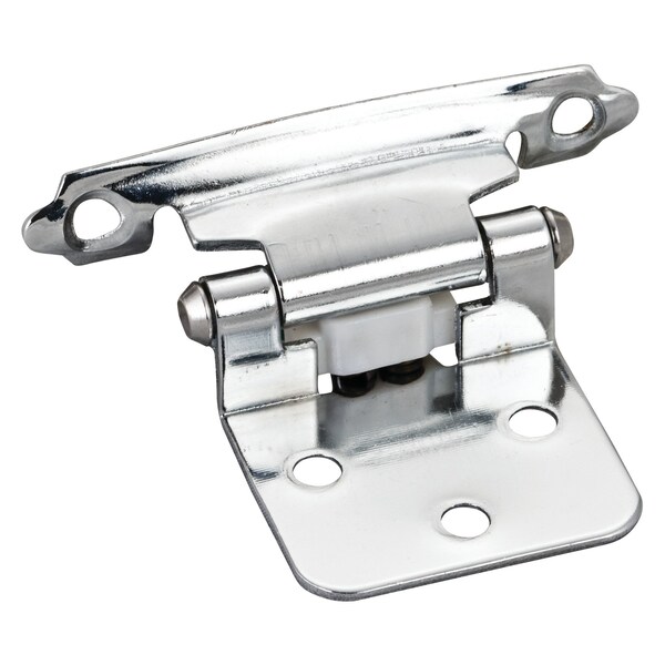 Hardware Resources Traditional 1/2In. Overlay Hinge W/ Screws - Polished Chrome - P5011PC-R