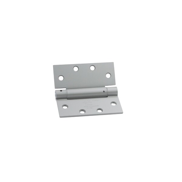 Global Door Controls 4.5 in. x 4.5 in. Prime Coat Full Mortise Spring Squared Hinge with Non-Removable Pin - Set of 3 - CPS4545-USP-3