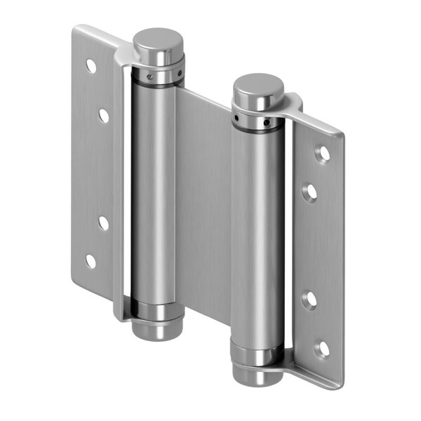 Deltana 4in Double Action Saloon Hinge Satin Stainless Steel Finish - DASHS4U32D