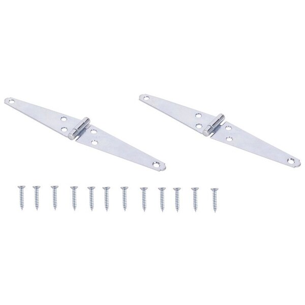 Prosource Strap Hinge, 1.4 mm Thick Leaf, Steel, 180 Range of Motion - LSH-Z04-C2PS