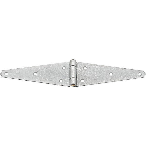 National 3-1/8 In. x 8 In. Galvanized Heavy-Duty Strap Hinge - N128355