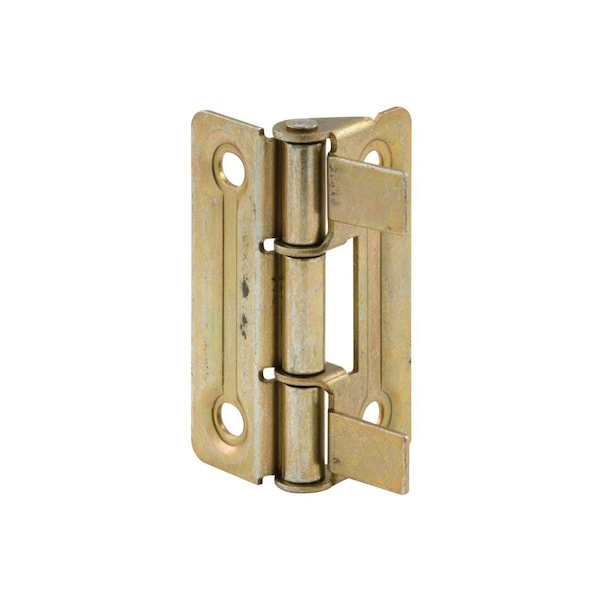 Prime-Line Door Hinge 2-1/8in L Brass-Plated Brass-Plated Pair - N 6936