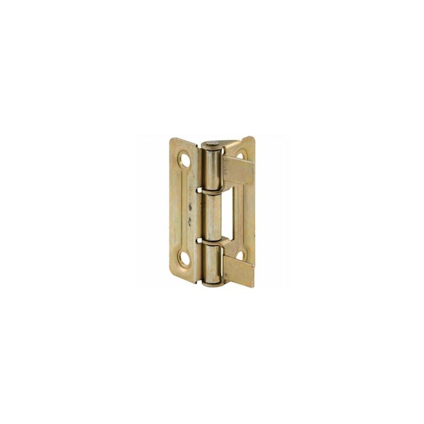 Prime-Line Door Hinge 2-1/8in L Brass-Plated Brass-Plated Pair - N 6936