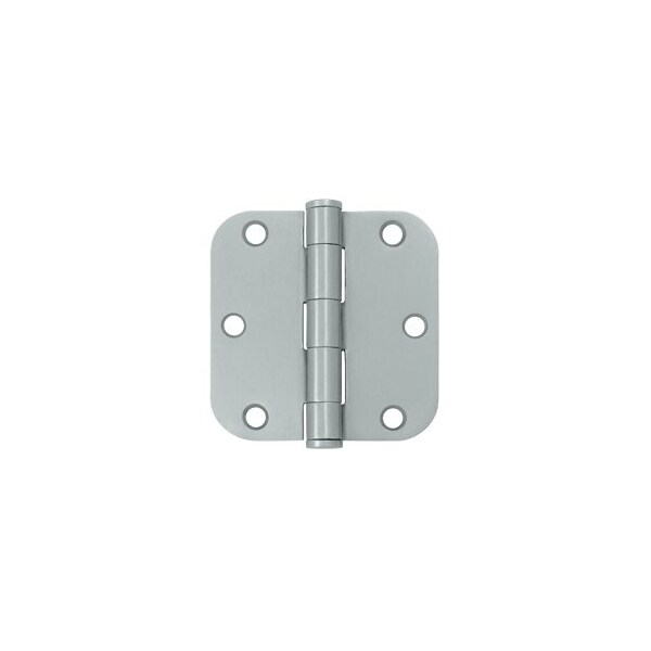 Deltana S35R5HD26D Heavy Duty 5/8 Radius Hinge Brushed Chrome, 10PK - S35R5HD26D-XCP10