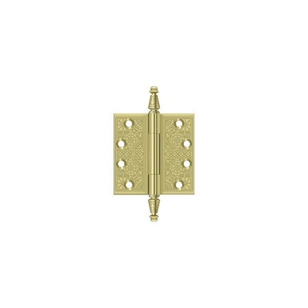Deltana Bright Brass Door and Butt Hinge - DSBP44U3