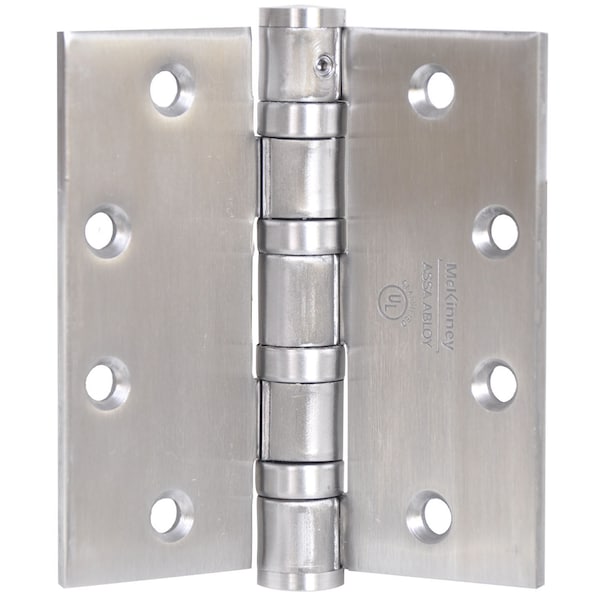 Mckinney Oil Bearing Butt Hinge, 4-1/2" x 4-1/2", 26D, Heavy, Steel Base Metal - T4A3386 4-1/2X4-1/2 26D