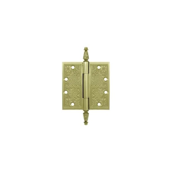 Deltana Bright Brass Door and Butt Hinge - DSBP44U3-UNL