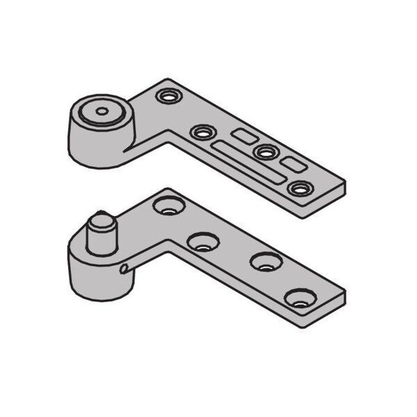 Ives Satin Brass Painted Pivot 7215FTOPSP4LH - 7215FTOPSP4LH