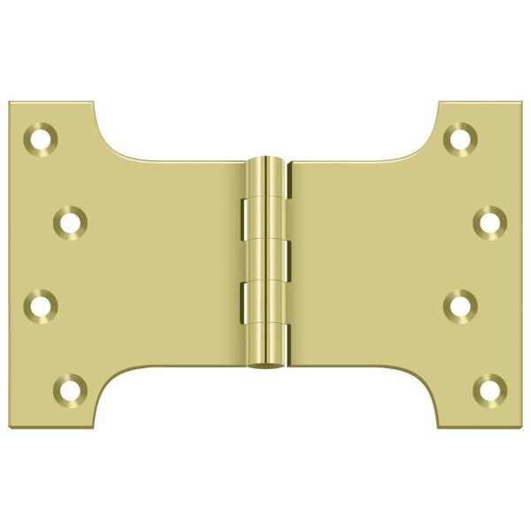 Deltana Bright Brass Door and Butt Hinge - DSPA4060U3