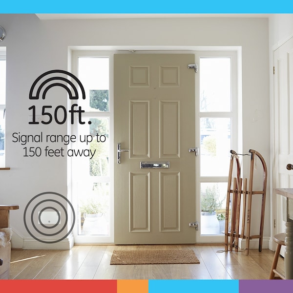 Ge GE Wireless Doorbell Kit, Battery-Operated, White, 19247 - 19247