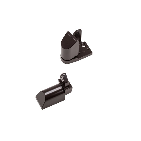 Global Door Controls Amarlite Style 3/4 in. Right Hand Offset Door Pivot Hinge Set for Adams Rite Type Storefront Door in Duronodic - TH1112-RH-DU