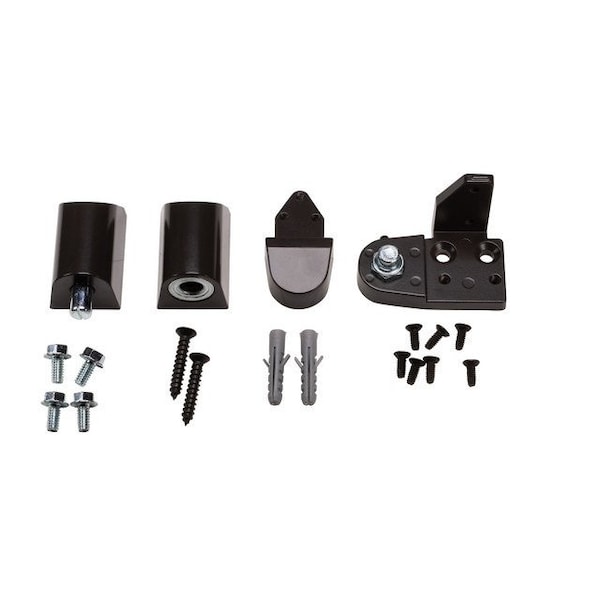 Global Door Controls Amarlite Style 3/4 in. Right Hand Offset Door Pivot Hinge Set for Adams Rite Type Storefront Door in Duronodic - TH1112-RH-DU