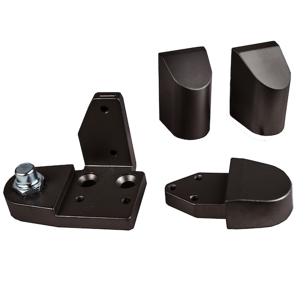 Global Door Controls Amarlite Style 3/4 in. Right Hand Offset Door Pivot Hinge Set for Adams Rite Type Storefront Door in Duronodic - TH1112-RH-DU
