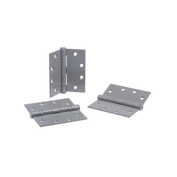 Global Door Controls 4.5 in Leaf W x 4.5 in Leaf H, Silver - CP4545BBNRP-USP-3