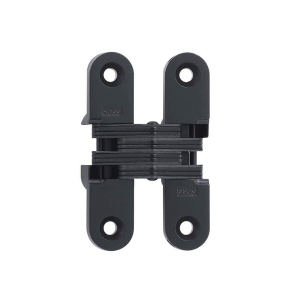 Richelieu 2 34inch 70 mm x 58inch 16 mm Full Mortise Concealed Hinge, Black - 42920890
