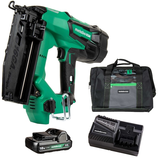 Metabo Hpt 18V Cordless 16-Gauge Finish Nailer 1 x 2.0Ah - NT1865DMSTM