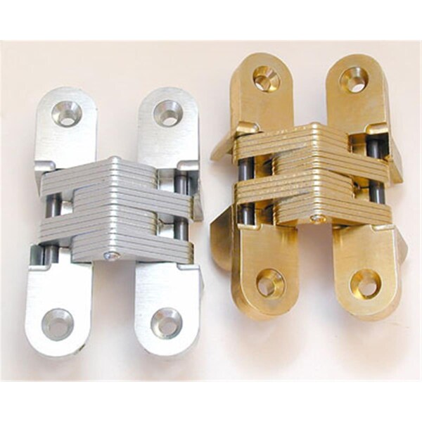 Hd SOSS Invisible Hinge Medium Duty- Satin Brass - 4.63 in. - SS0216 26D