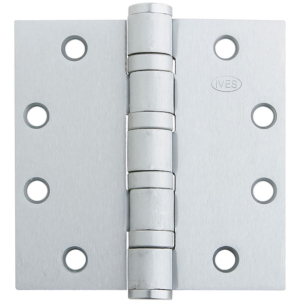 Ives Ball Bearing Butt Hinge, 4-1/2" x 4-1/2", Square, 626, NRP, Heavy - 5BB1HW 4.5X4.5 626 NRP