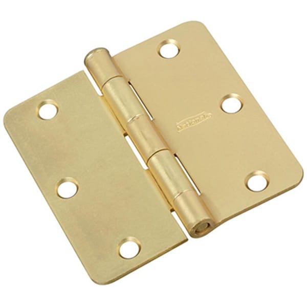Greengrass N830-229 3 in. Satin Brass Door Hinge - GR947803