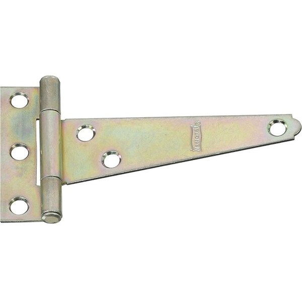 National Hardware T-Hinge, 2.44 in W Frame Leaf, 3/4 in H Frame Leaf, Steel, Zinc, Tight Pin, 18 lb - N128-579