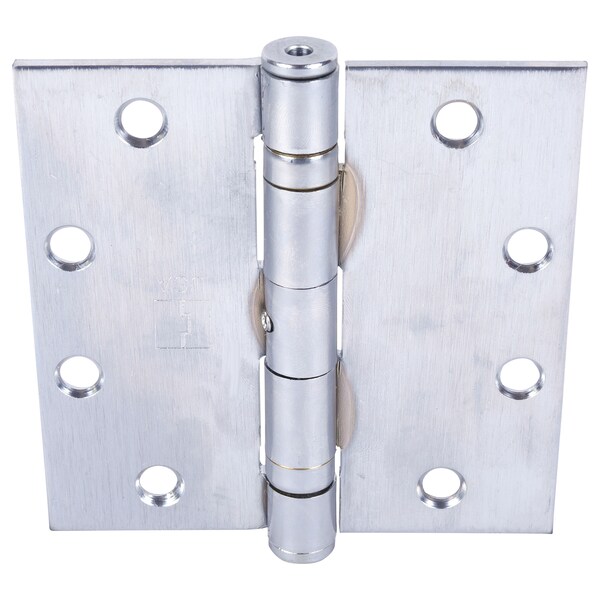 Hager Full Mortise Butt Hinge, 4-1/2" x 4-1/2", 26D, Brass Base, Std, WMS - BB1191 4-1/2X4-1/2 US26D