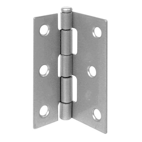 Prime-Line Screen Door Replacement Hinges, 3 in. Long, Steel, Aluminum 2 Pack - K 5038