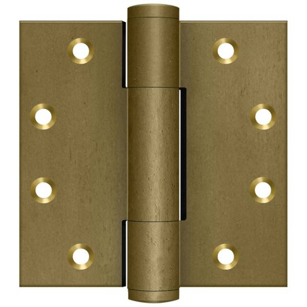 Deltana Bronze Medium Door and Butt Hinge, Holes per Leaf: 4 - DSB45RM10BM