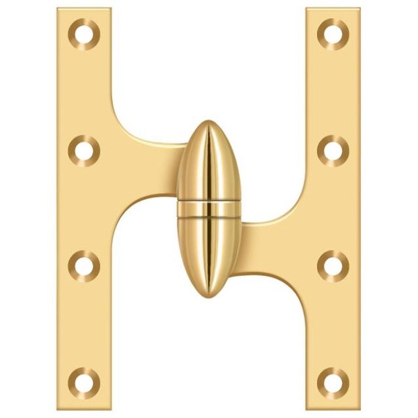 Deltana Lifetime Brass Door and Butt Hinge - OK6050BCR003-R