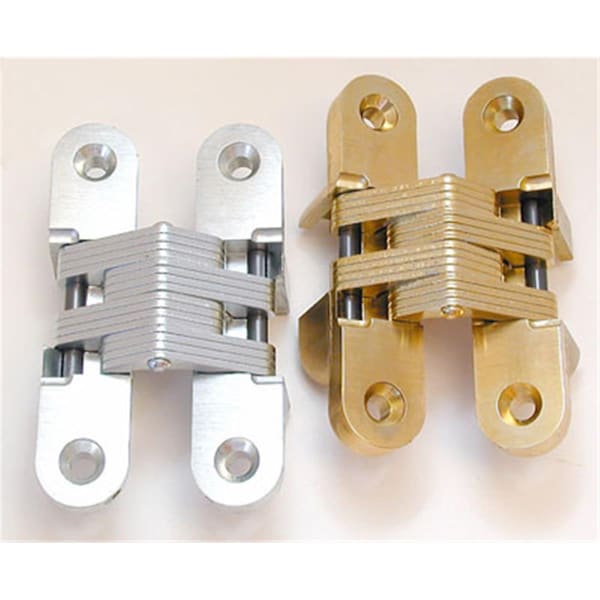 Hd SOSS Invisible Hinge Medium Duty- Satin Brass - 4.63 in. - SS0218 26D