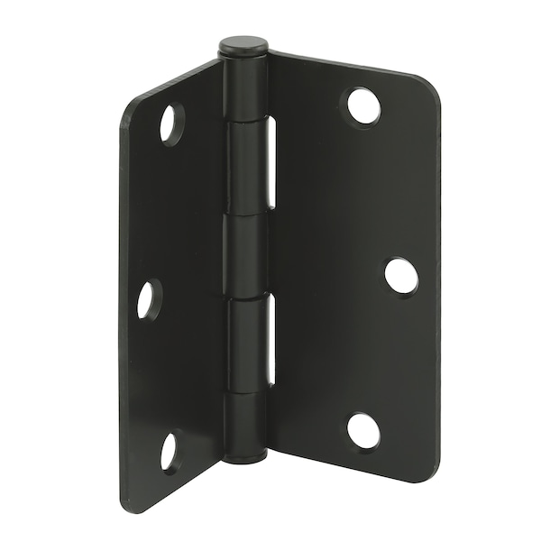 Prime-Line Door Hinge Residential Smooth Pivot, 3-1/2 in. with 1/4 in. Corners, Oil Rubbed Bronze 12 Pack - U 11505712