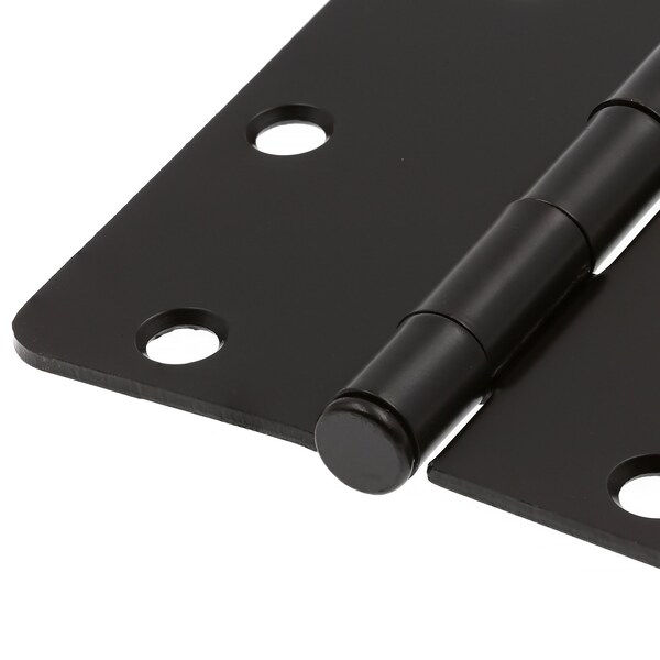 Prime-Line Door Hinge Residential Smooth Pivot, 3-1/2 in. with 1/4 in. Corners, Oil Rubbed Bronze 12 Pack - U 11505712
