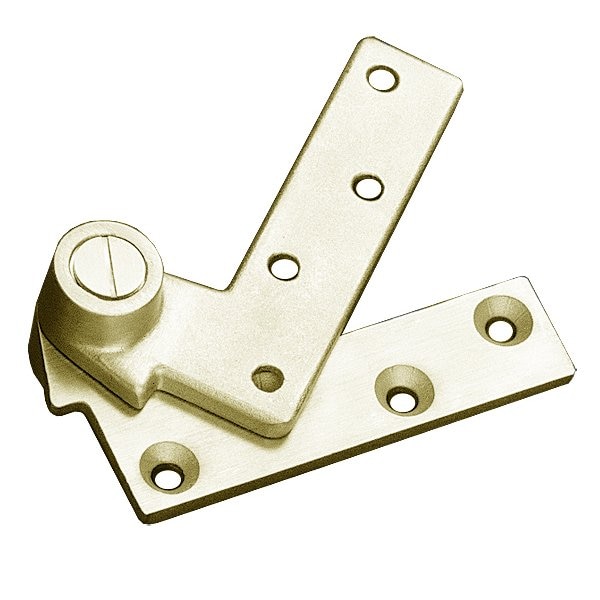 Dorma 3/4 Offset Hung Full Mortise Standard Top Pivot, 606 Satin Brass - 75120-606