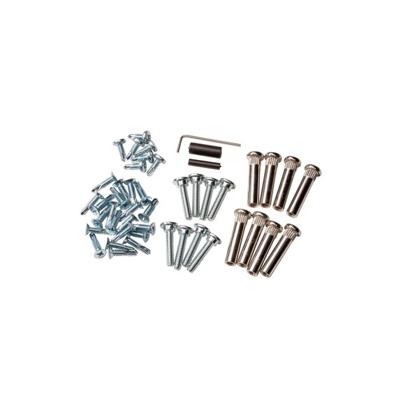 Global Door Controls 95 in. Full Surface Continuous Hinge Heavy Duty in Aluminum - THI-1195HD-AL
