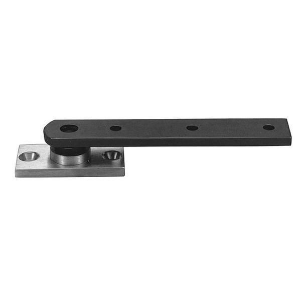 Rixson Pivot Hinge, Brass, Full Mortise Mounting, 1 in Leaf W x Satin Chrome - 128-3/4 626