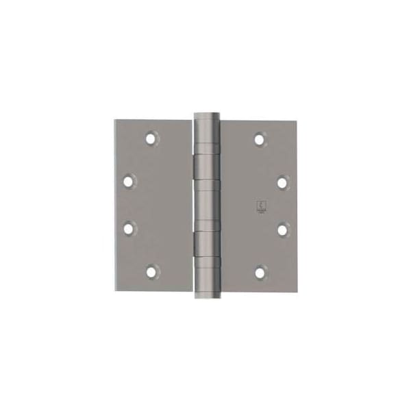 Hager Companies Bb1168 Full Mortise, Five Knuckle, Ball Bearing, Heavy Weight Hinge 4.5" X 4.5" Us26d Etw4 - 1168B0045004526D00N