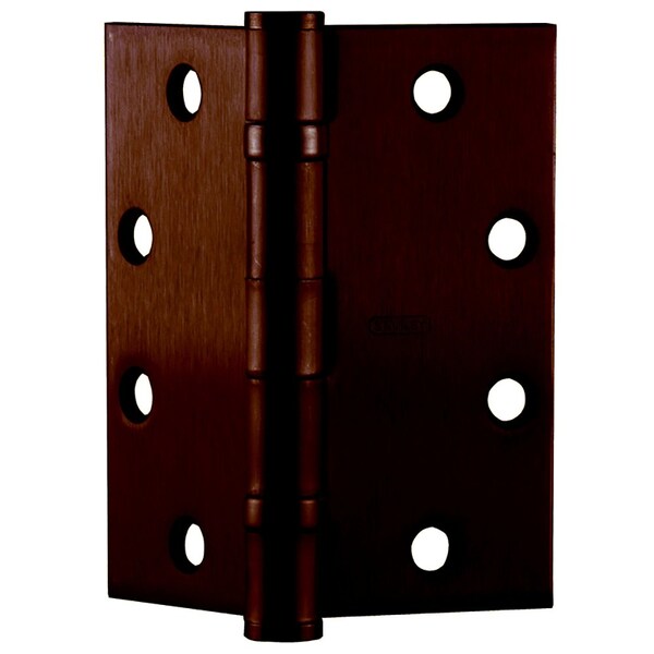 Stanley Security Five Knuckle Concealed Conductor Architectural Hinge, Steel, Full Mortise, Standard Weight, 4-1/2-in - CECB179-66 4-1/2X4-1/2 10B