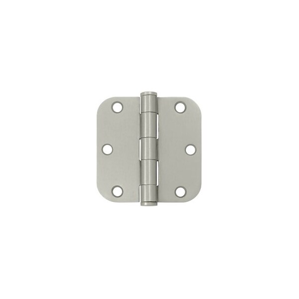 Deltana S35R5HD15 Heavy Duty 5/8 Radius Hinge Brushed Nickel, 10PK - S35R5HD15-XCP10