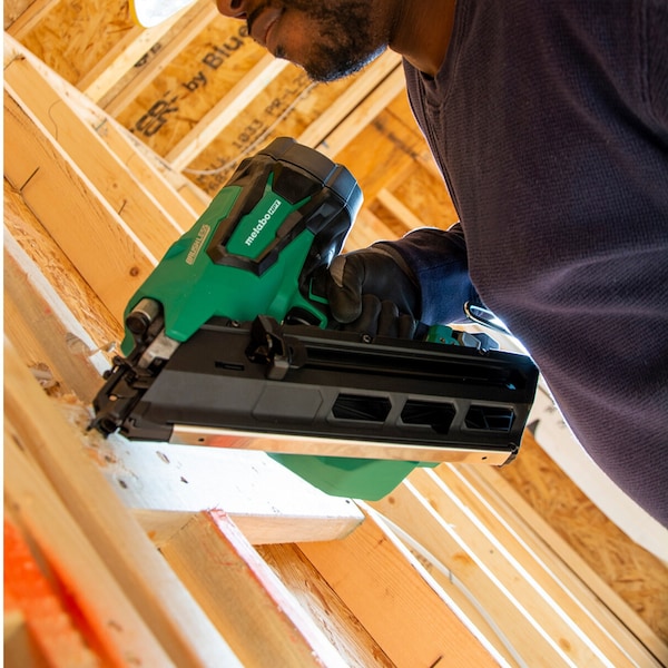 Metabo Hpt 18V Cordless Brushless Li-Ion Paper Collated  Framing Nailer Bare - NR1890DCSQ7M