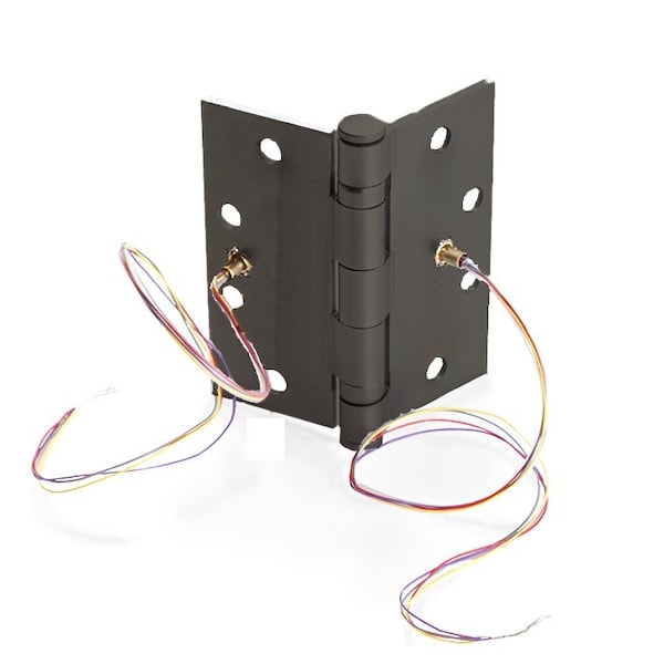 Architectural Control Systems Full Mortise Ball Bearing Standard Weight Steel Commercial Hinge 4-1/2 x 4-1/2 Concealed Electric - BB1279-4.5X4.5-10B-1182X4