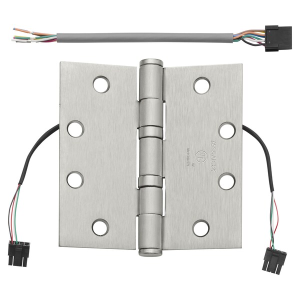 Mckinney Oil Bearing Butt Hinge, 4-1/2" x 4-1/2", US32D, QC4, Standard - TA2314 4-1/2X4-1/2 32D QC4