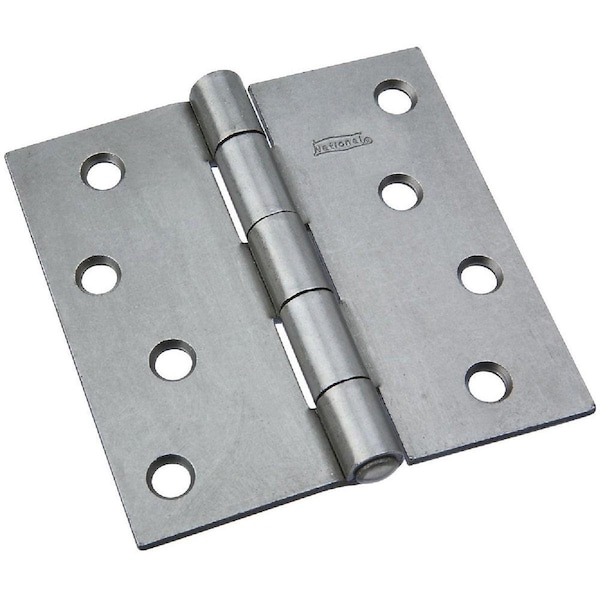 National 4 In. Square Steel Broad Door Hinge - N140681