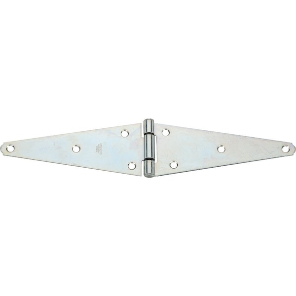 National 3-1/8 In. x 8 In. Zinc Heavy-Duty Strap Hinge - N128157