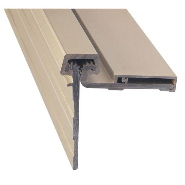 Pemko Piano Hinge, Bronze, Half Surface Mounting, 2 in Leaf W x 11/16 in Leaf H, Clear Anodized - CHS95HD1