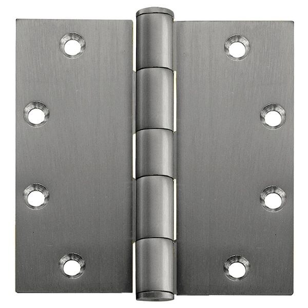 Best Door and Butt Hinge, Stainless Steel, Full Mortise Mounting, 1 3/4 in Leaf W x 4 in Leaf H, Satin - CB191 4 5X4 FM SW DOOR HINGE 32D  STS