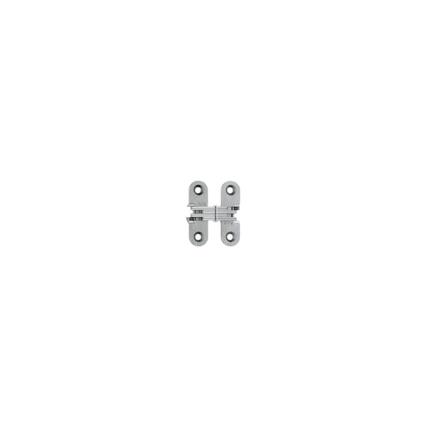 Soss Cabinet Style Invisible Hinge, 1-3/4 H, 3/4 in-1 in Door Thickness, US26D - 203CUS26D