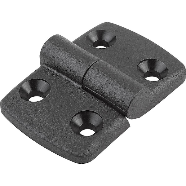 Kipp Hinge Lift-Off, Right 79X48, Plastic Black, Comp:Stainless Steel, A1=20, A2=25, A3=35, 5, A4=43, 5 - K0434.2352025