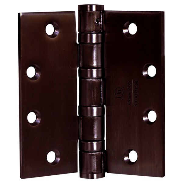 Mckinney Oil Bearing Butt Hinge, 5" x 5", US10B, Standard - TA2714 5X5 10B